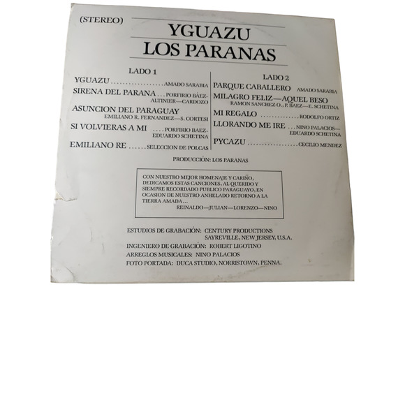 Los Paranas vinyl record - Picture 2 of 3